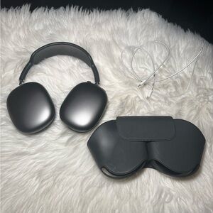 Apple Over-Ear Headphones - Black and Gray - HEADPHONES ONLY NO CHARGER